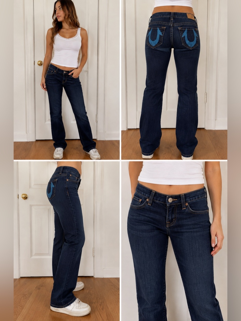 True religion Made in USA y2K Western Vintage Joey Flare Horsehoe BootcutJean-27